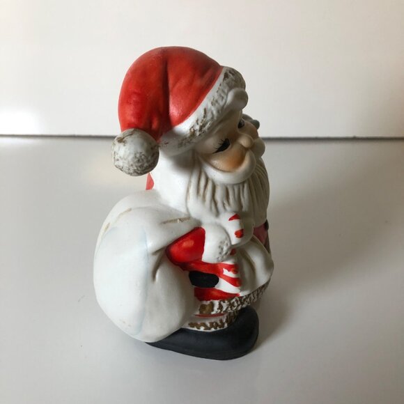 Homco Santa Claus Ceramic Coin Bank Vintage Christmas Collectible - Picture 4 of 6